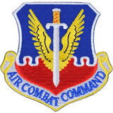 Eagle Emblems PM0614 Patch-Usaf, Air Combat Cmd (Shield) (3