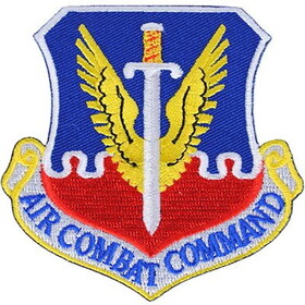Eagle Emblems PM0614 Patch-Usaf,Air Combat Cmd (SHIELD), (3-1/16")