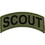 Eagle Emblems PM0624 Patch-Army, Tab, Scout (Subdued) (4" X 1-1/2")