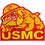 Eagle Emblems PM0643 Patch-Usmc,Bulldog,Fight (3-1/4")