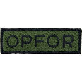 Eagle Emblems PM0663 Patch-Army,Opfor,Tab (SUBDUED), (4-1/4"x1-1/4")