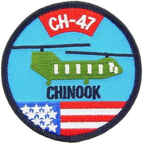 Eagle Emblems PM0675 Patch-Hel,Ch-47Chino (3")