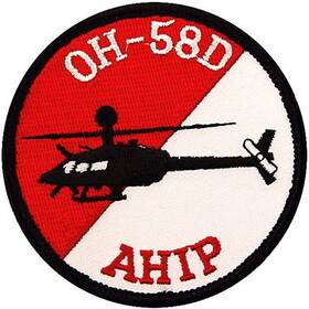 Eagle Emblems PM0676 Patch-Hel,Oh-58D Ahip (KIOWA WARRIOR), (3")