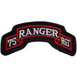 Eagle Emblems PM0679 Patch-Army,Tab,Ranger.75Th (3-5/8