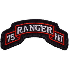 Eagle Emblems PM0679 Patch-Army,Tab,Ranger.75Th (3-5/8"x1-1/16")