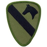 Eagle Emblems PM0708 Patch-Army, 001St Cav.Div. (Subdued) (3-1/2