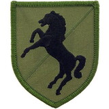 Eagle Emblems PM0709 Patch-Army, 011Th Cav.Div. (Subdued) (3