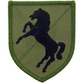 Eagle Emblems PM0709 Patch-Army,011Th Cav.Div. (SUBDUED), (3")