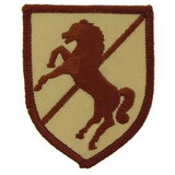 Eagle Emblems PM0710 Patch-Army,011Th Cav.Div. (DESERT), (3
