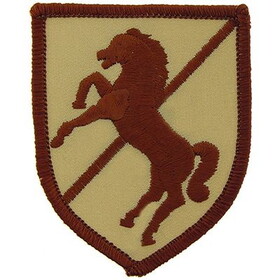 Eagle Emblems PM0710 Patch-Army,011Th Cav.Div. (DESERT), (3")
