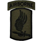 Eagle Emblems PM0711 Patch-Army, 173Rd A/B Bde. (Subdued) W/Tab (3