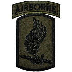 Eagle Emblems PM0711 Patch-Army,173Rd Abn Bde (SUBDUED) W/TAB, (3")