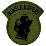 Eagle Emblems PM0754 Patch-Army,Jungle Expert (SUBDUED), (3-1/4