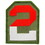 Eagle Emblems PM0772 Patch-Army, 002Nd Army (3")