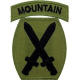 Eagle Emblems PM0779 Patch-Army, 010Th Mtn.Div. (Subdued) (3