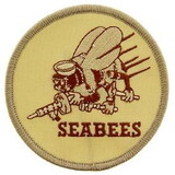Eagle Emblems PM0790 Patch-Usn, Seabees (Desert) (3