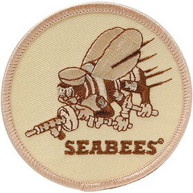 Eagle Emblems PM0790 Patch-Usn,Seabees (3-1/16")