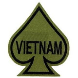 Eagle Emblems PM0799 Patch-Vietnam, Spade/Ace (Subdued) (3