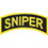 Eagle Emblems PM0803 Patch-Army, Tab, Sniper (4")