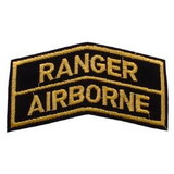 Eagle Emblems PM0812 Patch-Army, Tab, Ranger-A/B (3-5/8
