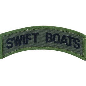 Eagle Emblems PM0838 Patch-Vietnam,Tab,Swift Boats (SUBDUED), (3-1/2"x1")