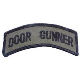 Eagle Emblems PM0840 Patch-Army, Tab, Door Gunn (Subdued) (3-1/2