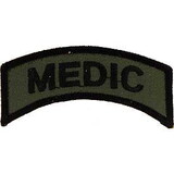 Eagle Emblems PM0842 Patch-Army, Tab, Medic (Subdued) (3-1/2