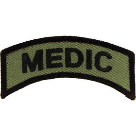 Eagle Emblems PM0842 Patch-Army,Tab,Medic (SUBDUED), (3-1/2"x1-1/4")