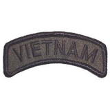 Eagle Emblems PM0865 Patch-Vietnam, Tab (Subdued) (1