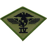 Eagle Emblems PM0877 Patch-Usmc, 04Th Airwing (Subdued) (3-3/4