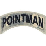 Eagle Emblems PM0887 Patch-Army, Tab, Pointman (Camo) (1-1/2