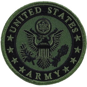 Eagle Emblems PM0895 Patch-Army Symbol (03S) (SUBDUED), (3-1/16")