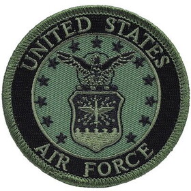 Eagle Emblems PM0899 Patch-Usaf Emblem (03S) (SUBDUED), (3-1/16")