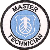 Eagle Emblems PM0928 Patch-Usaf,Systems Cmd. MASTER TECHNICIAN, (3