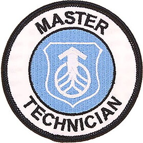 Eagle Emblems PM0928 Patch-Usaf,Systems Cmd. MASTER TECHNICIAN, (3")