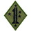 Eagle Emblems PM0941 Patch-Usmc, 01St Div (Subdued) (3")