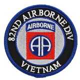 Eagle Emblems PM0954 Patch-Vietnam, 082Nd A/B (3-1/4