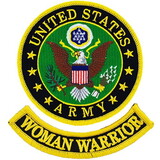 Eagle Emblems PM0972 Patch-Army, Woman Warrior (3-5/8
