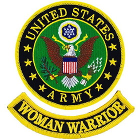 Eagle Emblems PM0972 Patch-Army, Woman Warrior (3-5/8")