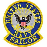 Eagle Emblems PM0974 Patch-Usn Logo, Sailor (3