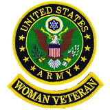 Eagle Emblems PM0979 Patch-Army, Woman Veteran (3-5/8