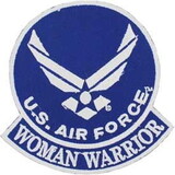 Eagle Emblems PM0981 Patch-Usaf Woman Warrior (3-5/8