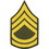 Eagle Emblems PM1007 Patch-Army, E7, Sgt 1St Cl (Pair) Dress Green (3")