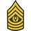 Eagle Emblems PM1011 Patch-Army, E9, Cmd.Sgt.Maj (Pair) Dress Green (3")