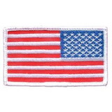 Eagle Emblems PM1112 Patch-Flag Usa, Rect.White (Right Arm) (2