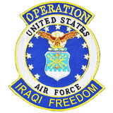 Eagle Emblems PM1168 Patch-Iraqi Freed.Usaf (3-5/8