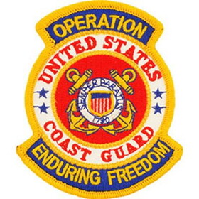 Eagle Emblems PM1174 Patch-Enduring Freed.Uscg (4")
