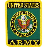 Eagle Emblems PM1188 Patch-Army Symbol, Rect. (3-5/8