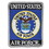 Eagle Emblems PM1190 Patch-Usaf Emblem, Rect. (3-5/8")