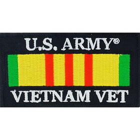 Eagle Emblems PM1207 Patch-Viet,Bdg,Army Vet (4"x2-1/8")